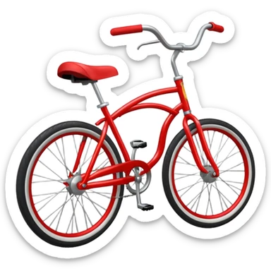 Circus bicycle with one wheel  sticker