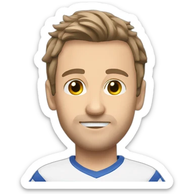 Daniil Medvedev tennis player sticker