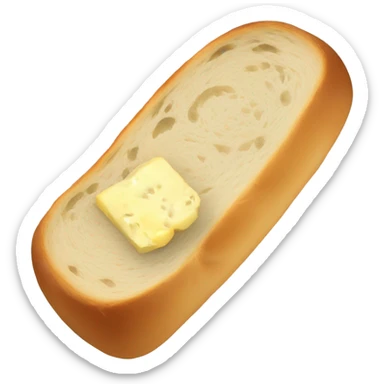 Bread with garlic butter  sticker