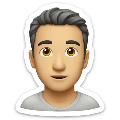 Gözlük takan Fare sticker