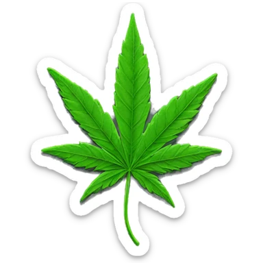 Weed leaf snoop dogg  sticker