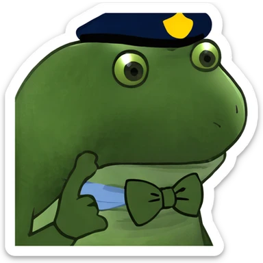 Two cats kissing sticker