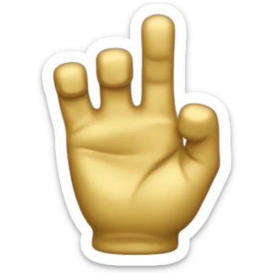 gold-finger sticker