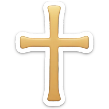 Cross sticker