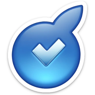 Facebook Verified blue tick sticker
