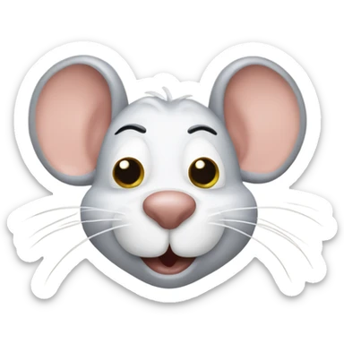 Mr bean mouse sticker