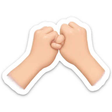 pinky promise sticker