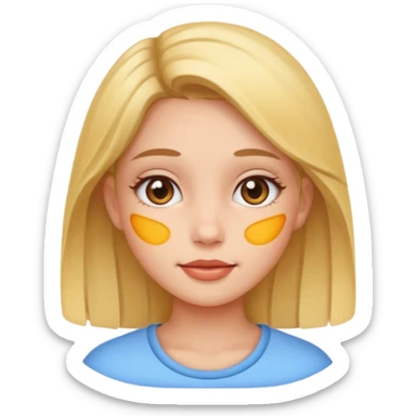 Skincare girl sticker