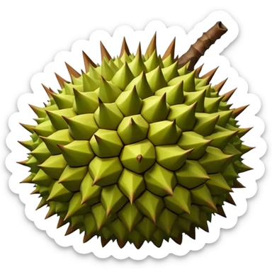 Black thorn durian sticker