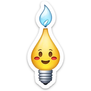 Emoji da lâmpada da enfermagem  sticker