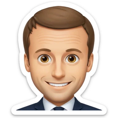 Macron sticker