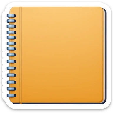 patterned notebook sticker