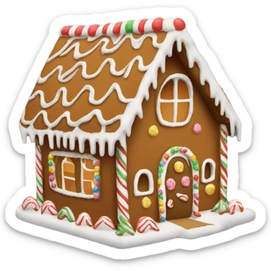Gingerbread house  sticker