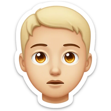 timide personne  sticker