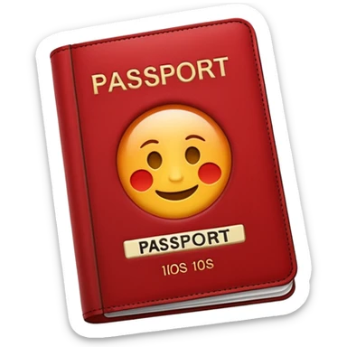 passport, red sticker