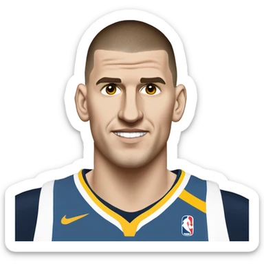 denver-nuggets-player-nikola-jokic-standing sticker