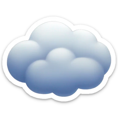 nube pensando facebook logo sticker