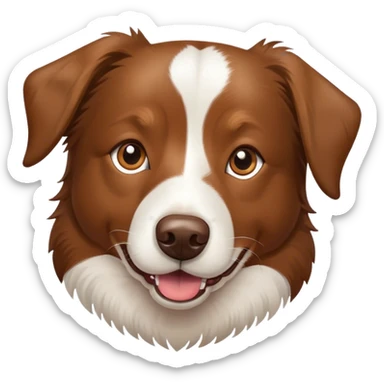 Border collie lab mix  sticker