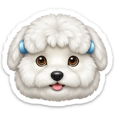 bichon sticker