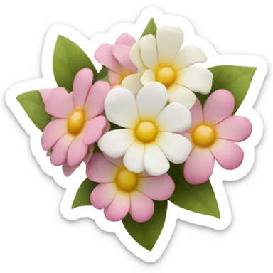 Coquette flowers sticker