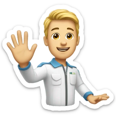 Take off the hand animation sticker