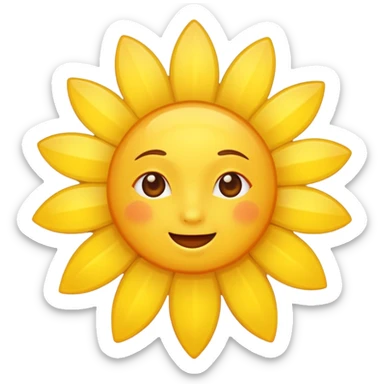 Sunshine sticker