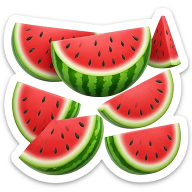 Watermelon sticker