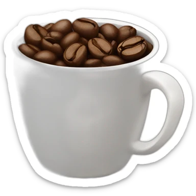 coffee-bean sticker