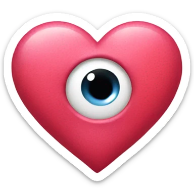 Love heart sticker
