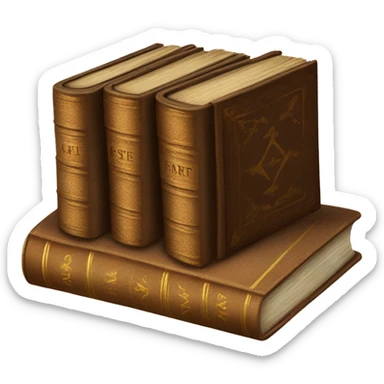 victorian books sticker