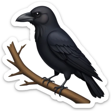 Crow sticker
