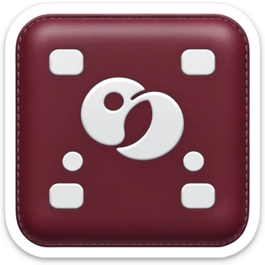 Zen data Burgundy  sticker