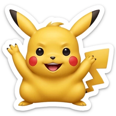 pikachu mdr sticker