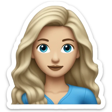 very pretty brunette with blue eyes and long black driving a black Chrysler jeep sticker