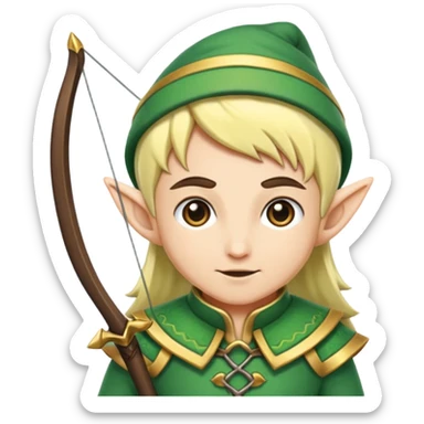 archer elf sticker