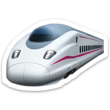 Japanese bullet train sticker