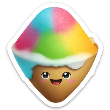 Hawaiian Shave ice sticker