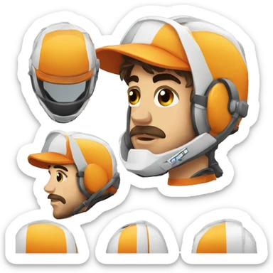 Cascos de fernando alonso emoji sticker