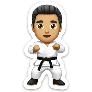 ángel ramiro karateka sticker