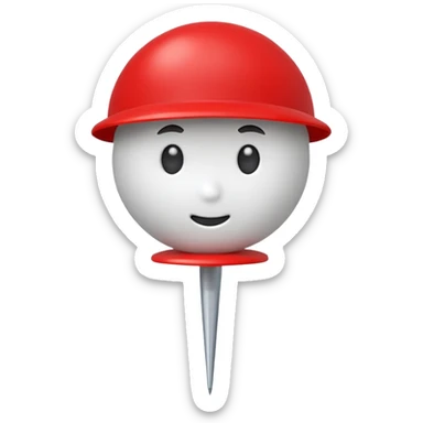 round pushpin Navigation & Location sticker