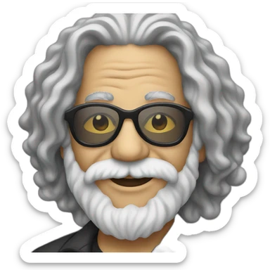 jerry garcia sticker