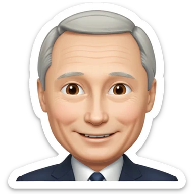 Putin smile sticker