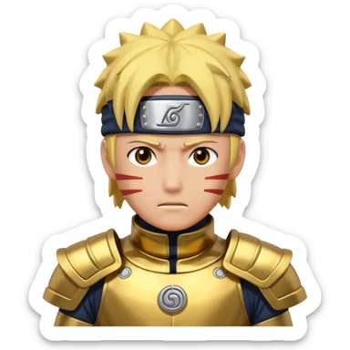 Naruto full GOLD sticker