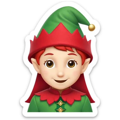 Elf on the shelf sticker