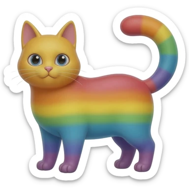 Rainbow Cat sticker