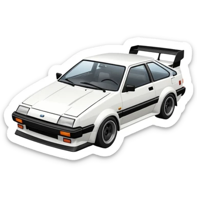 Initial D Ae86 sticker