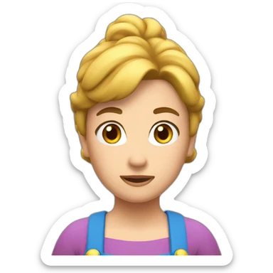 pauline from super mario sticker