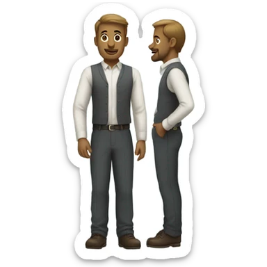 a pair of slacks sticker