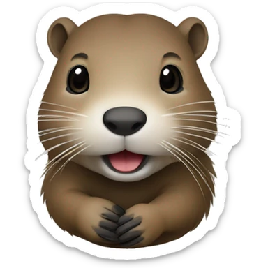 Nutria asiática  sticker