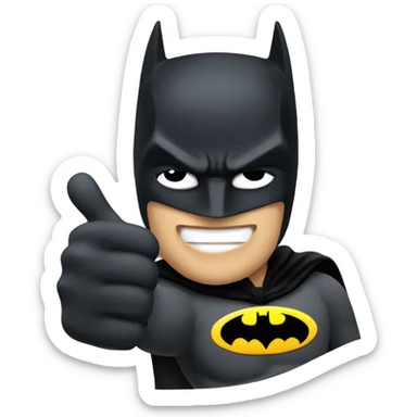 BATMAN THUMB UP sticker